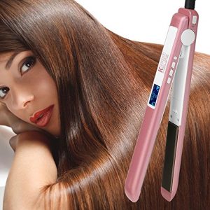 KIPOZI Pro Flat Iron with 1 Inch Titanium Ion plates