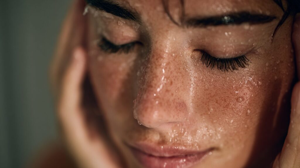 how to wash your face with lash extensions